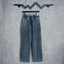 Chrome Hearts Acid Wash Straight-Leg Lounge Pants