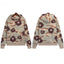 Denim Tears  earth green Cotton Wreath Print Hoodie
