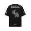 Chrome Hearts Gothic "CH" Logo Jersey Short Sleeve T-Shirt (Black)
