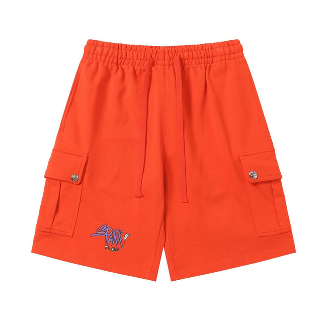 Chrome Hearts Bright Orange Cargo Graphic Sweatshorts Hover Image