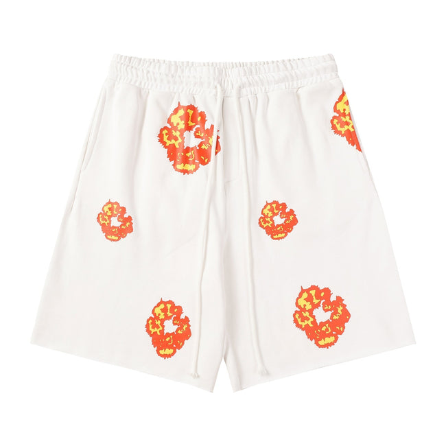 Denim Tears Clean off-white soft cotton casual sweat shorts Hover Image