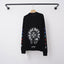 Chrome Hearts Multi-Color Sleeve Horseshoe & Cross Long Sleeve (Black)