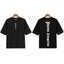 Palm Angels Vertical Gothic Logo T-Shirt - Black