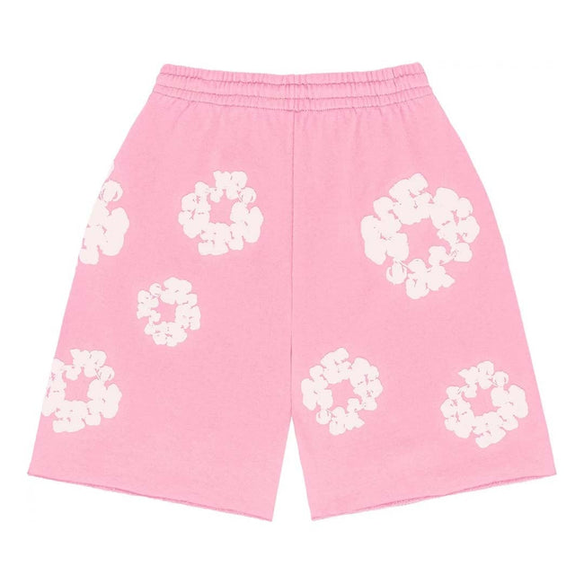 Denim Tears The Cotton Wreath Shorts Pink Main Image